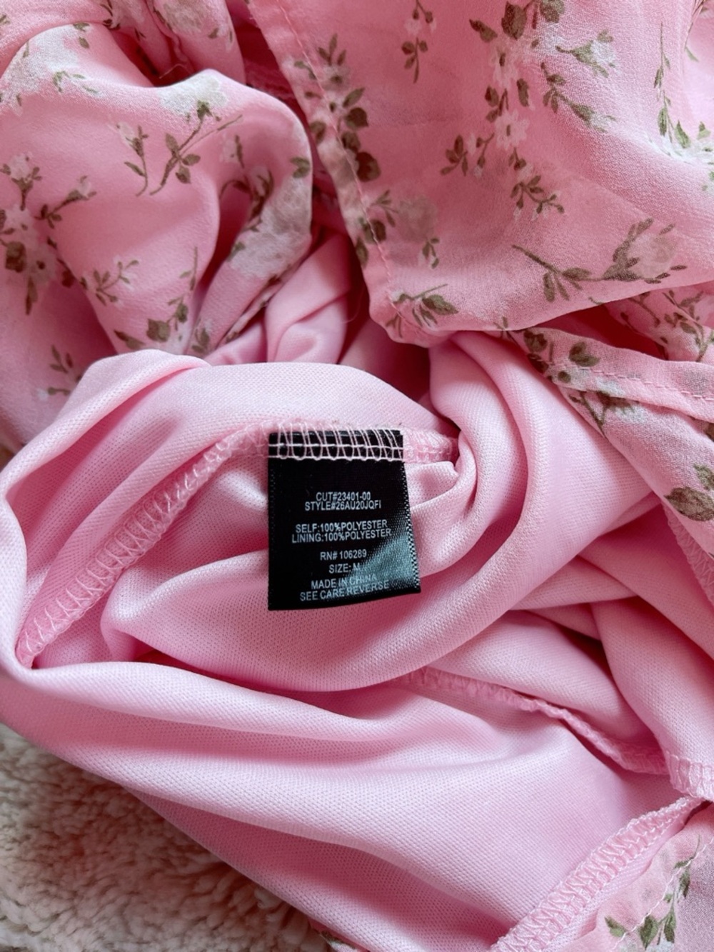 Trixxi Charming Pink Coquette Romper 🎀🤍🌿 - Picture 6 of 8